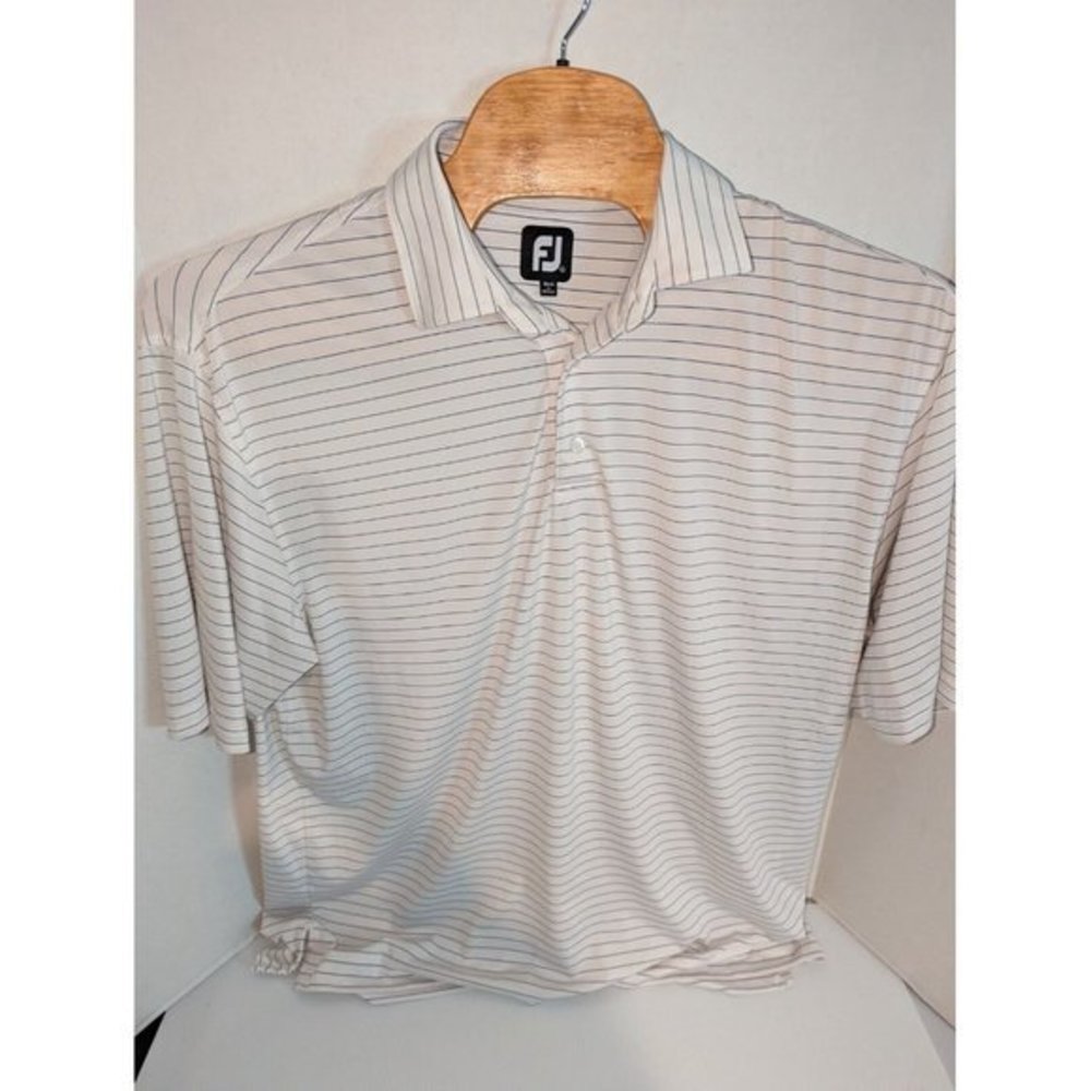 Foot Joy Polo Shirt‎ Mens XL Collared Golf Poly Blend Country Club Logo